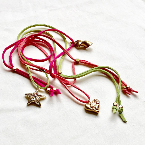 Brass Charm Necklaces