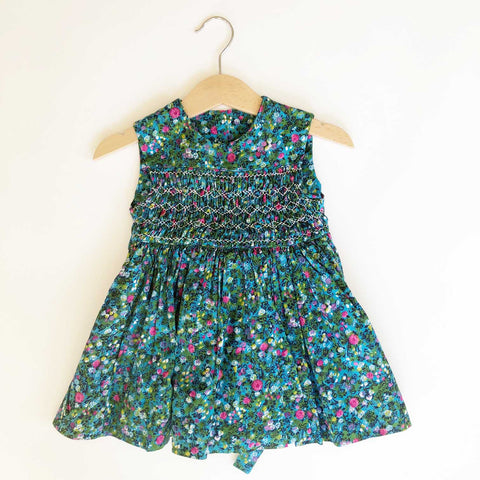 Little Ditsy Smocked dress size 12-18 months