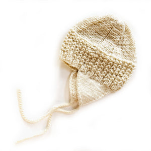 Baby vintage Arran Knit Hat size 12-24 months