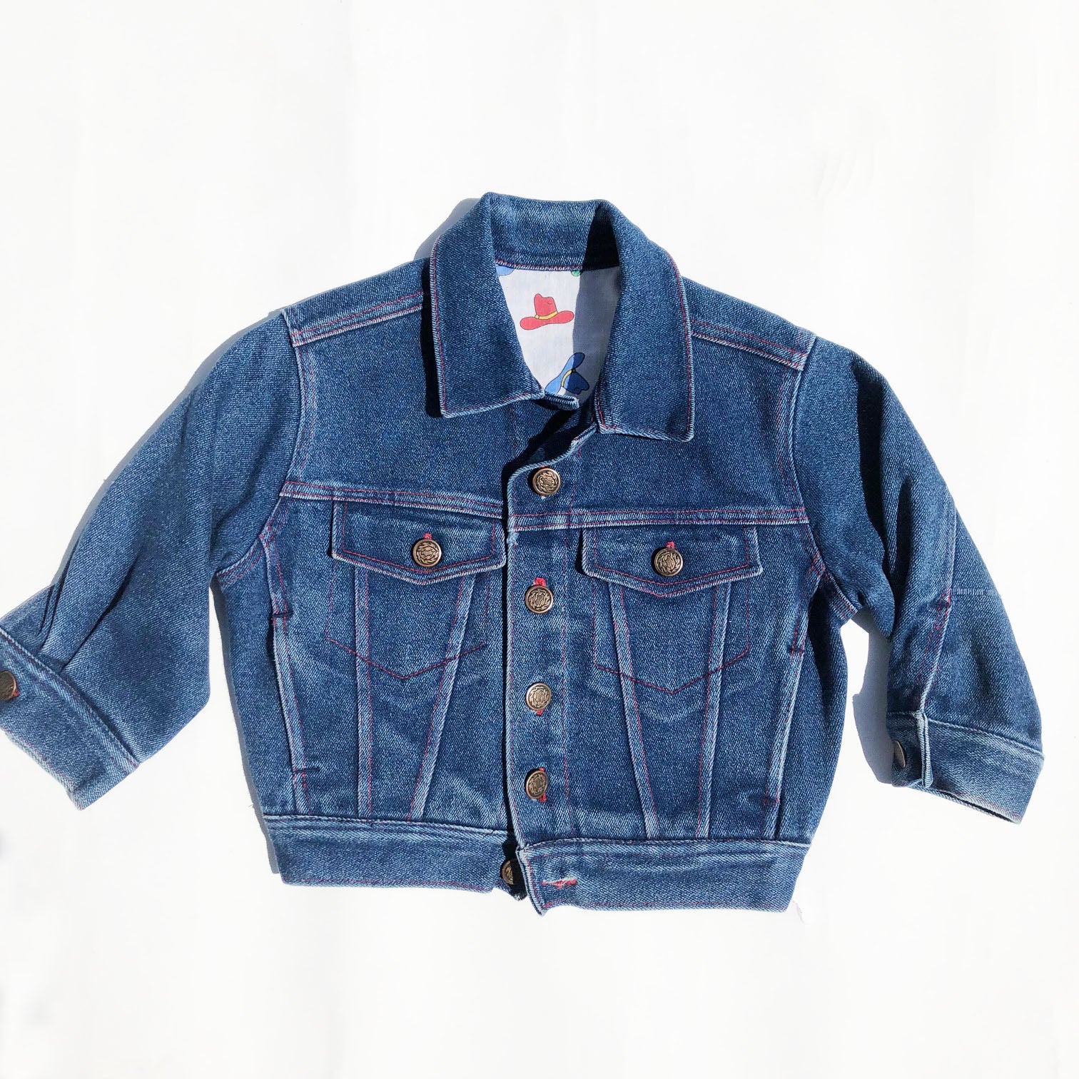 Little Vintage Western Denim Jacket size 18-24 months