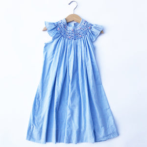 Stripe Smocked Vintage Dress size 2-3