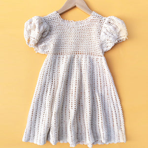 Pretty Victorian Crochet Dress Size 2-3
