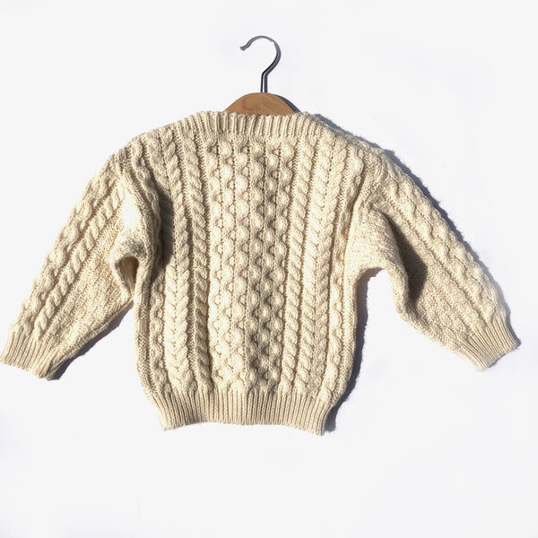 Arran hand knit sweater size 2-3