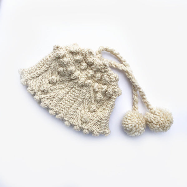 Baby vintage Arran Knit Hat size 9-12 months