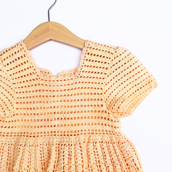 Pretty Victorian Crochet Dress Size 2-3