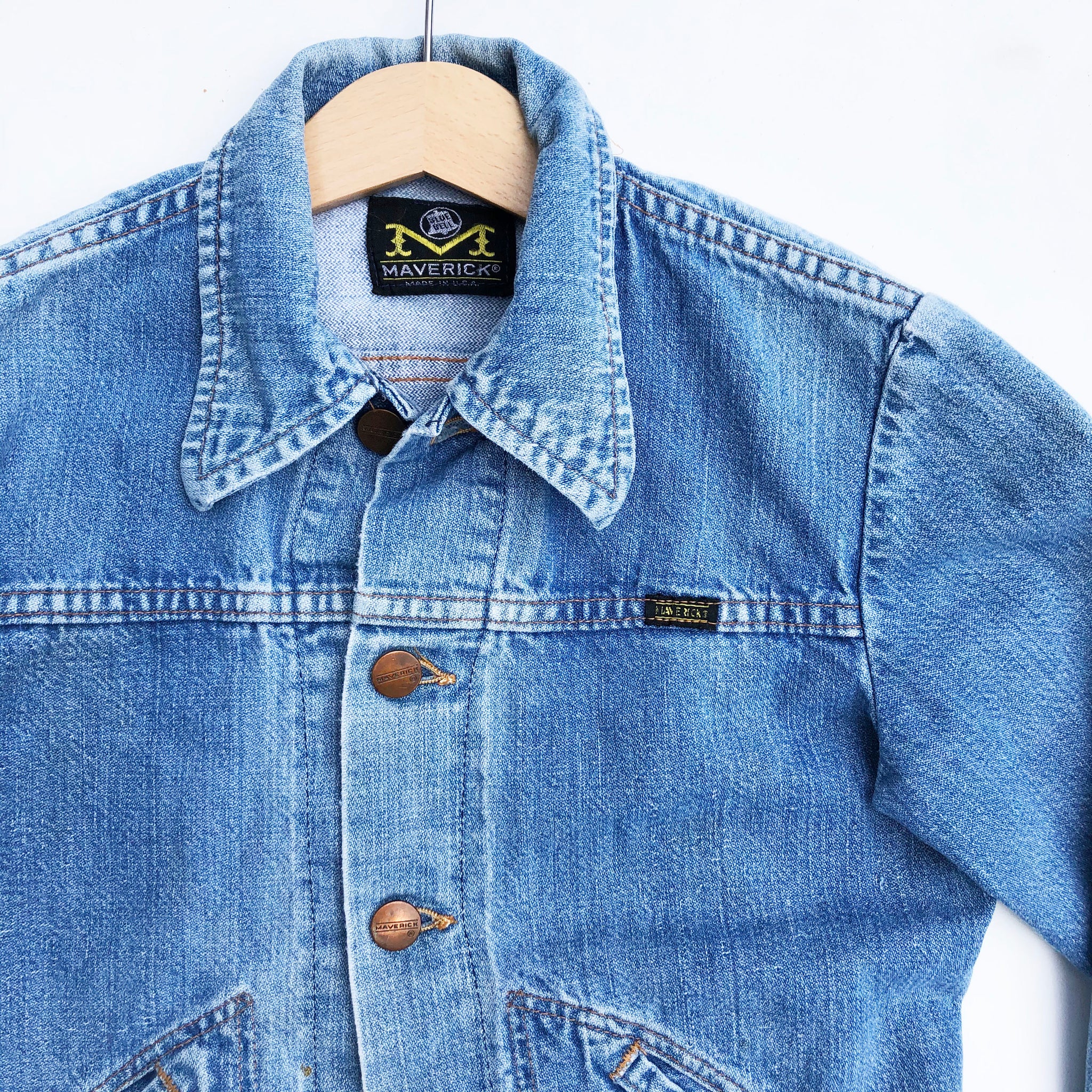 Vintage 1960s 70s Maverick Blue Bell Redline Selvedge 2