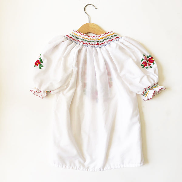 Embroidered Peasant blouse size 6-8yrs
