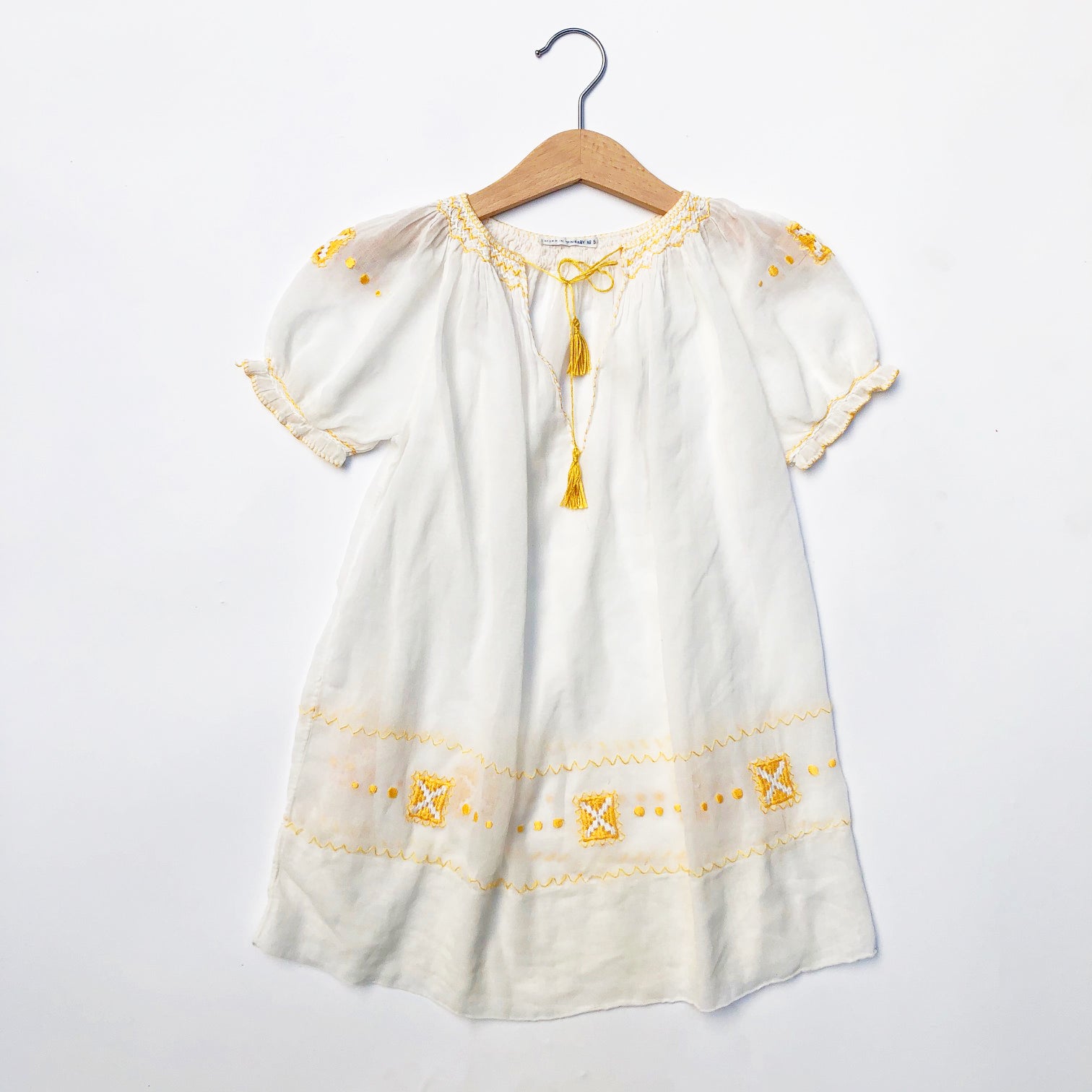 Beautiful  Embroidered Peasant Dress size 2-4yrs