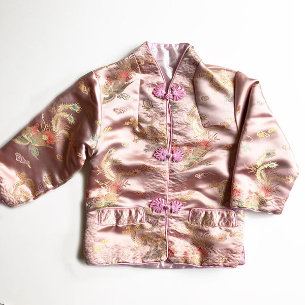 Beautiful Vintage Cheongsam Satin jacket Size 3-4