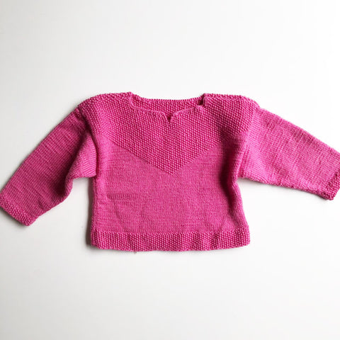 Baby Hand knit Sweater size 12-18 months