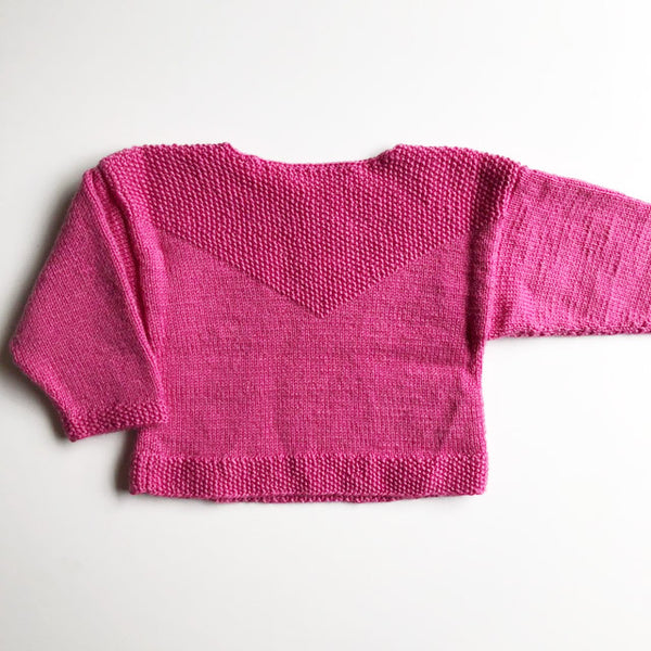 Baby Hand knit Sweater size 12-18 months