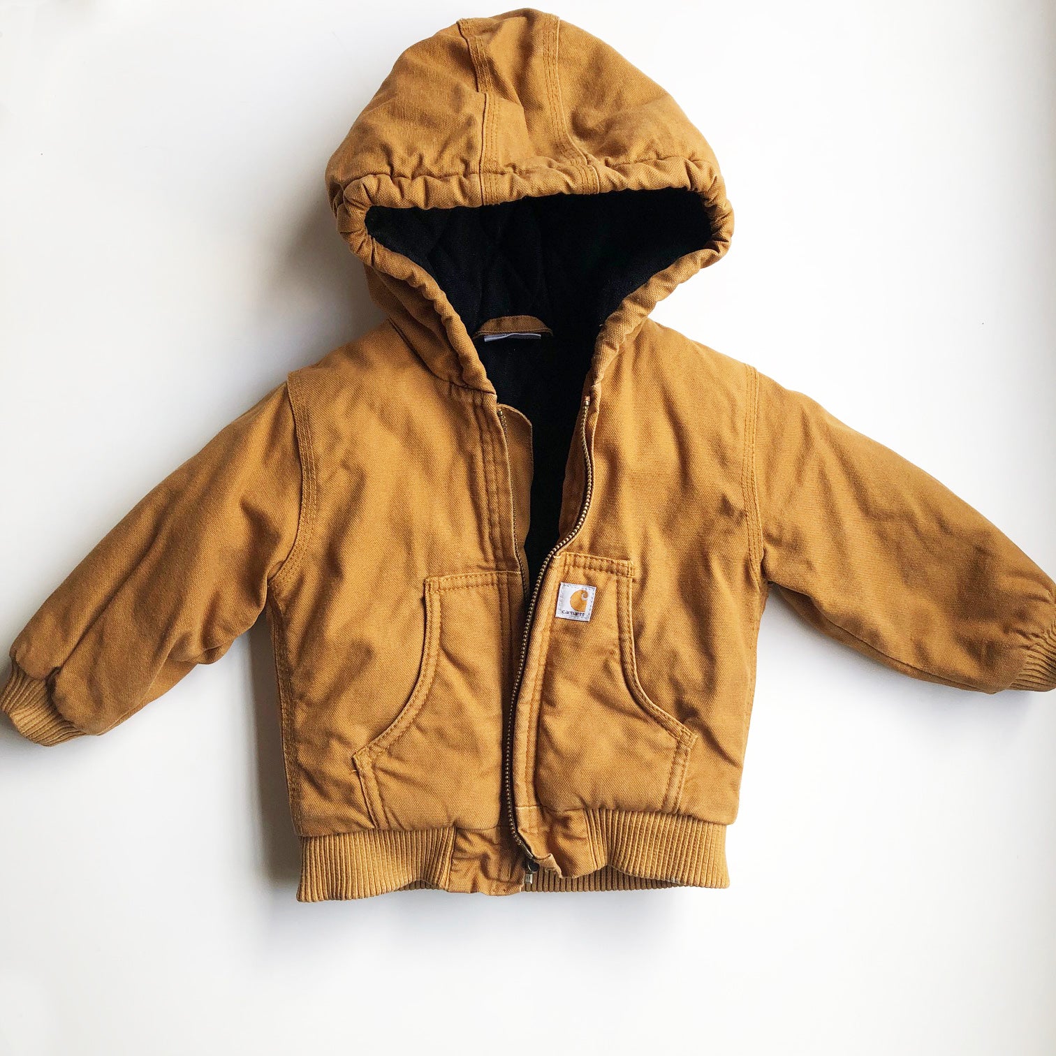Carhartt Preloved Hooded Jacket size 12 months.