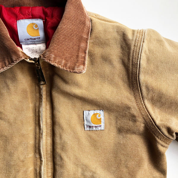 Carhartt jacket with Contrast Collar size 8
