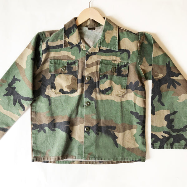 Vintage Camouflage Jacket Size 6-7