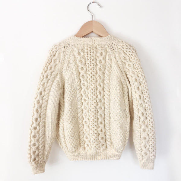 Arran hand knit sweater size 4-6