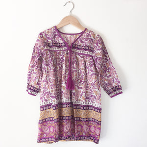 India peasant dress Purple Vine Skye Jay India peasant dress Purple Vine Skye Jay