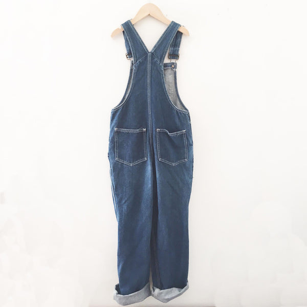 Denim Indigo overalls size 10-12