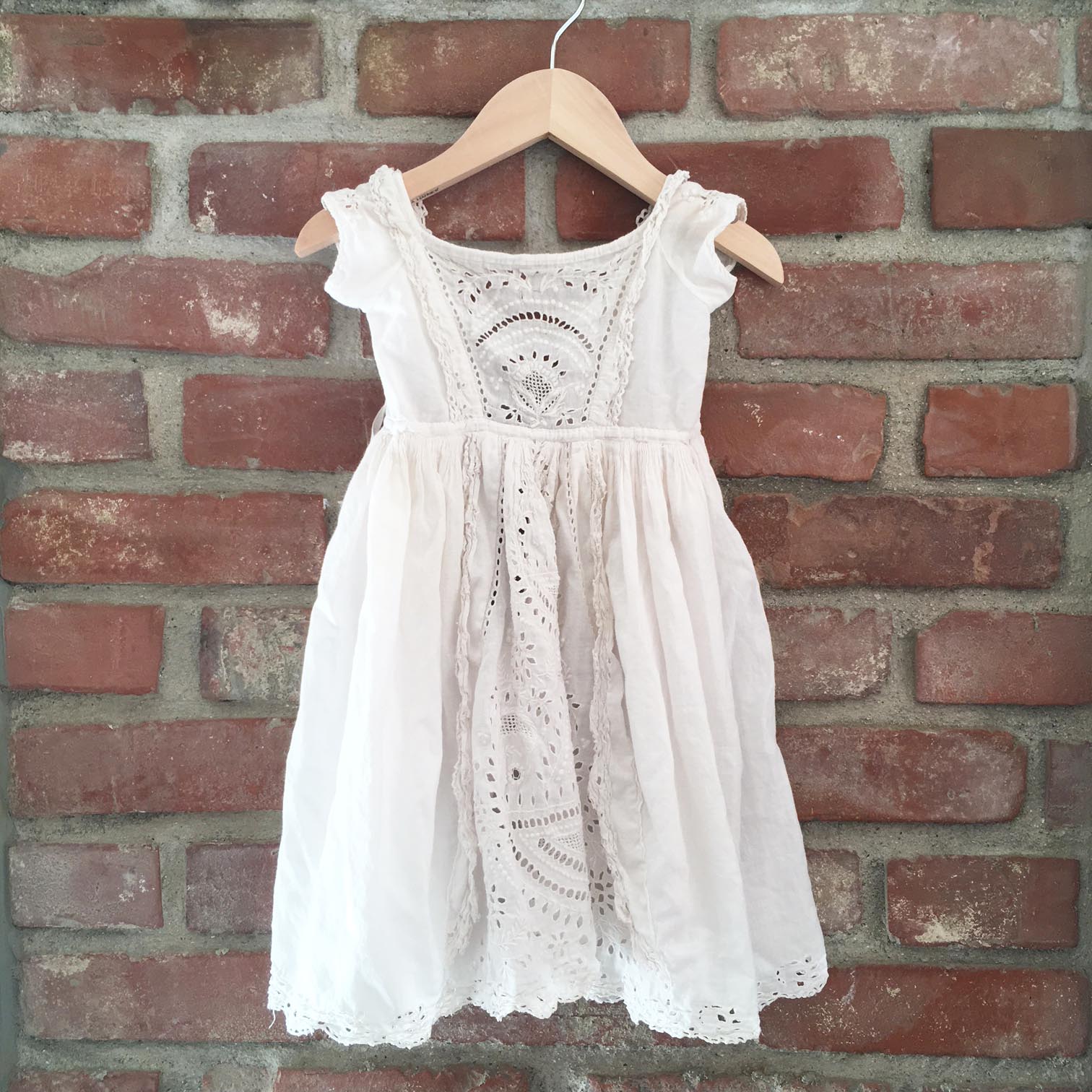 Victorian whitework dress size 6-12 months