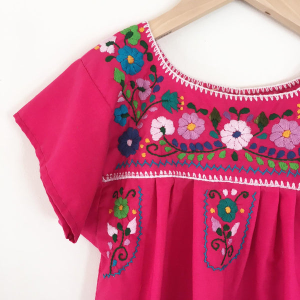 Oaxacan embroidered dress size 7-8