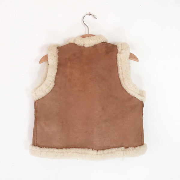 Shearling vest size 3-4