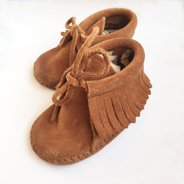 Vintage mocassins size 3 baby