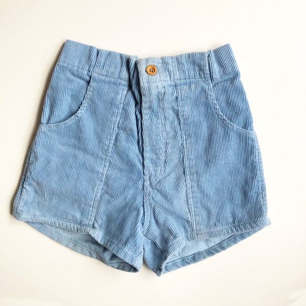 Baby Blue cord shorts size 8-10