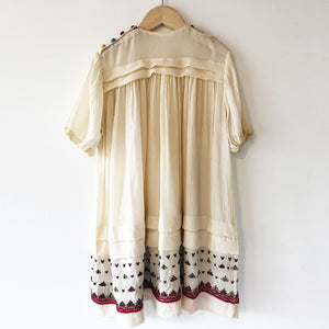 Hungarian Silk Embroidered Dress size 3-4