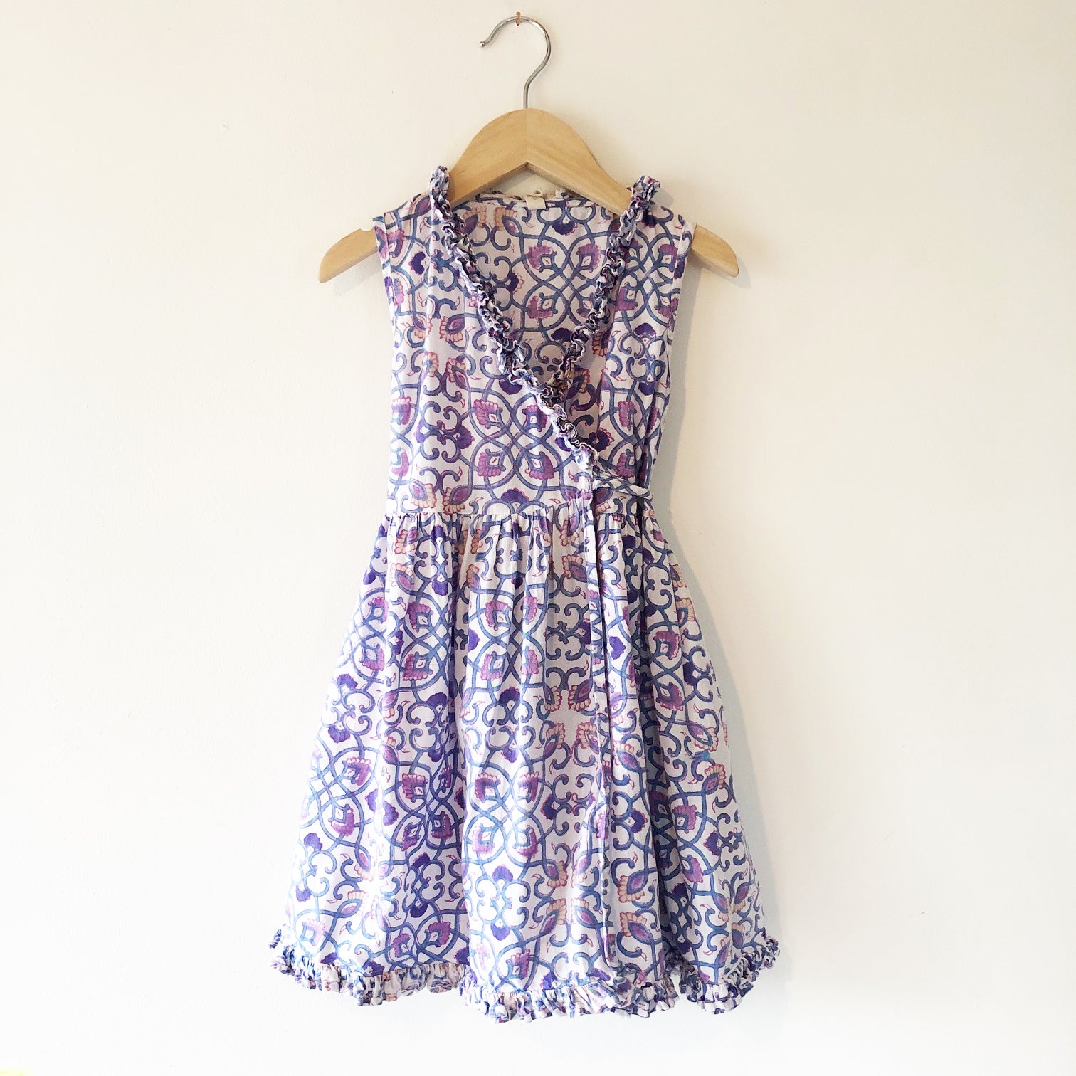 Vintage Anokhi Wrap Dress size 6-7