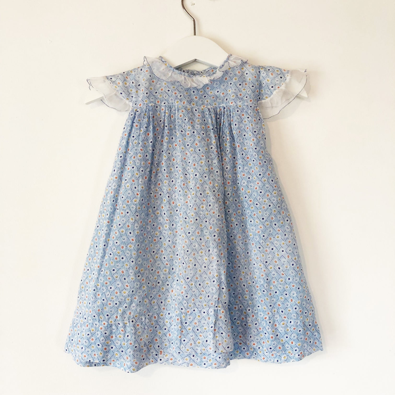 Baby Blue dress with Bloomers Size 6-12 months