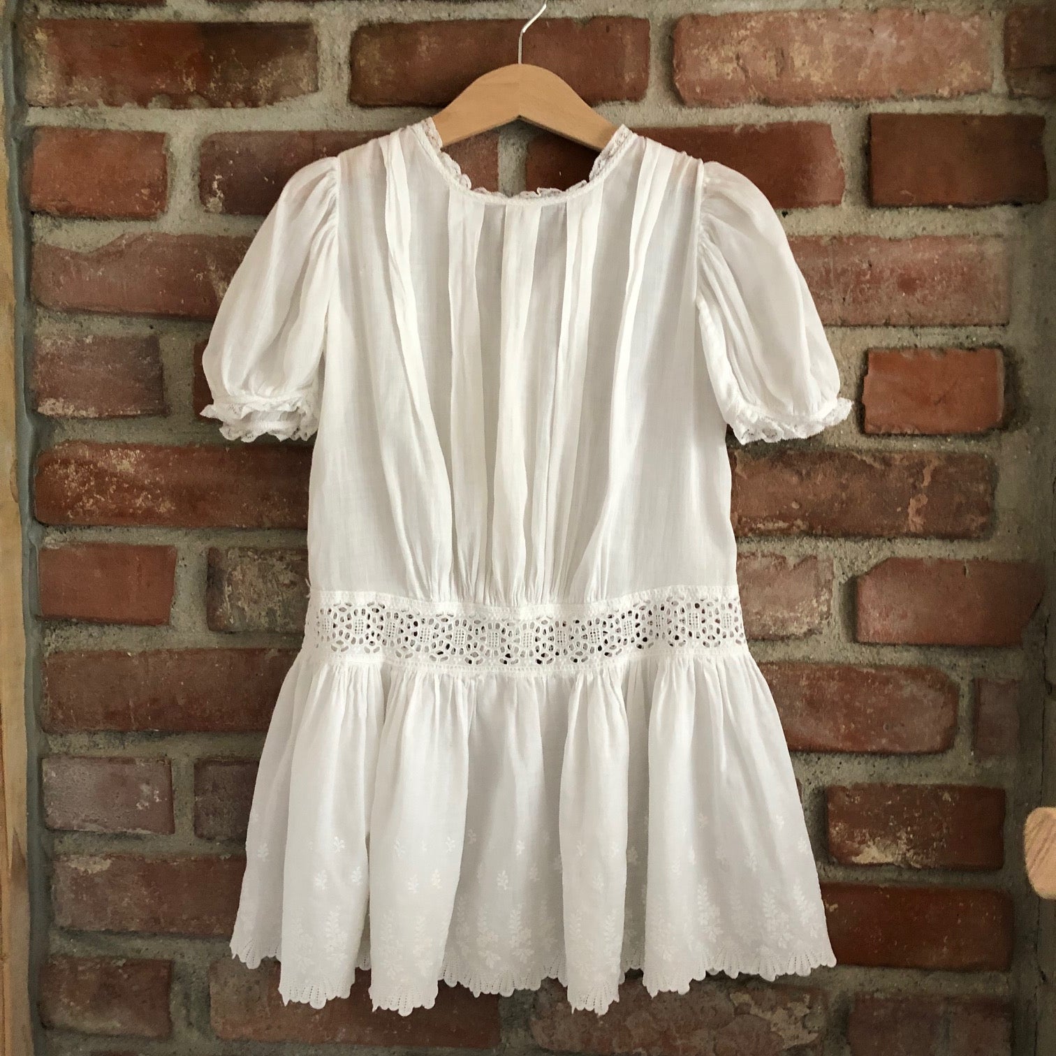 Victorian Whitework dress size 2-3