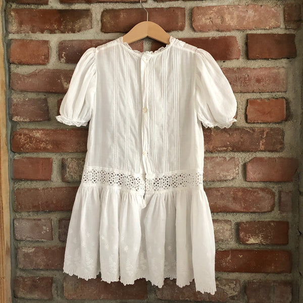 Victorian Whitework dress size 2-3