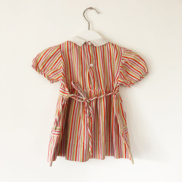 Baby stripe dress size 6-12 months
