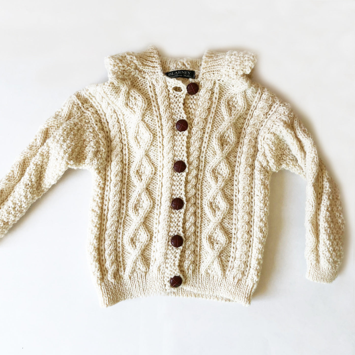 Vintage Arran Knit Cardigan size 12-18 months