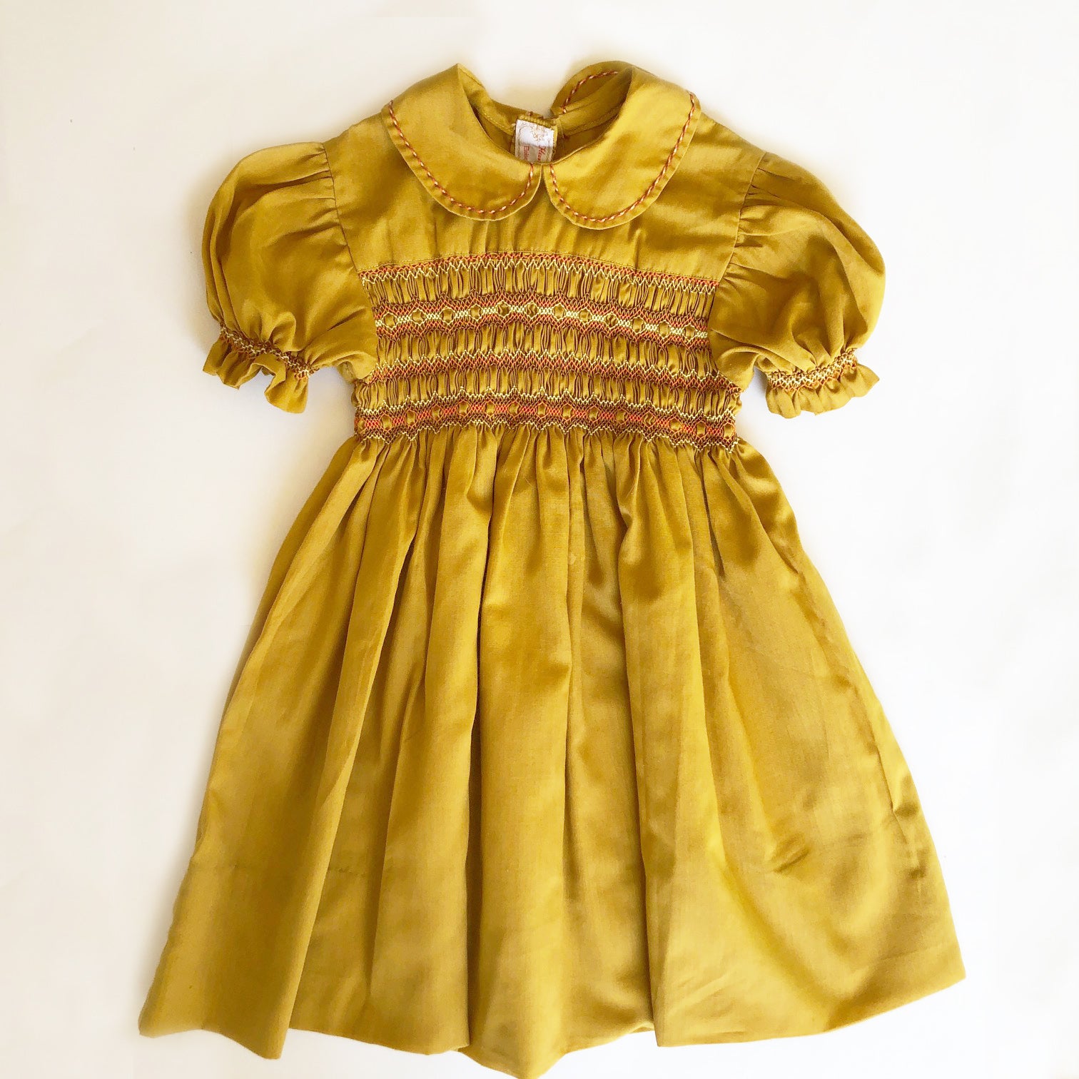 Hand Smocked Vintage Dress size 18-24 months