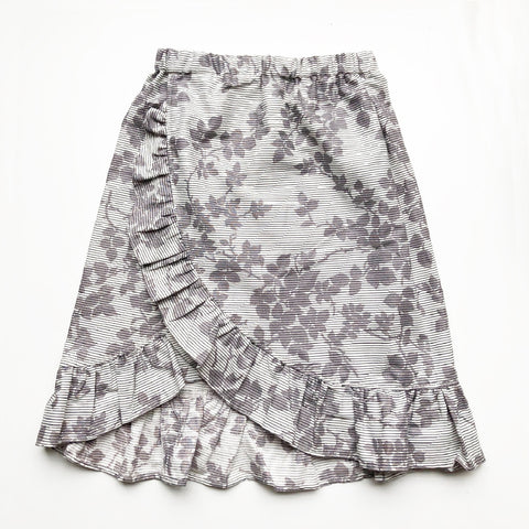 Sara Re-imagined Ruffle skirt In Grey Silhouette size 4