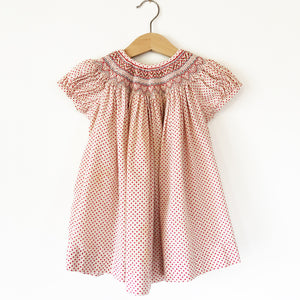 Perfect Little Smocked Dress with Embroidery size 6-18 months.