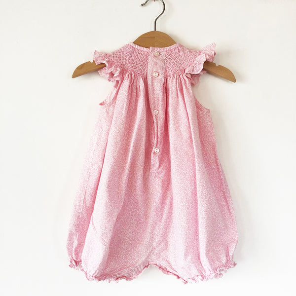 Smocked ditsy Romper size 6-12 months
