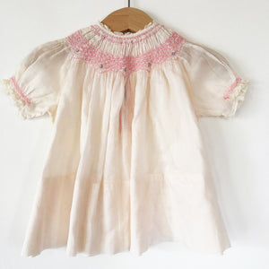 Smocked Little baby Dress size 6-12 months