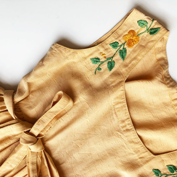 1930's Embroidered dress size 3-4